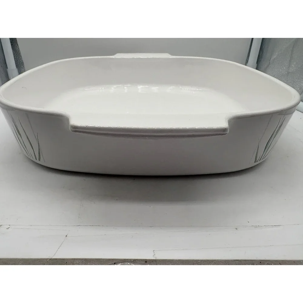 VTG CorningWare Shadow Iris Casserole Dish No Lid Made In USA